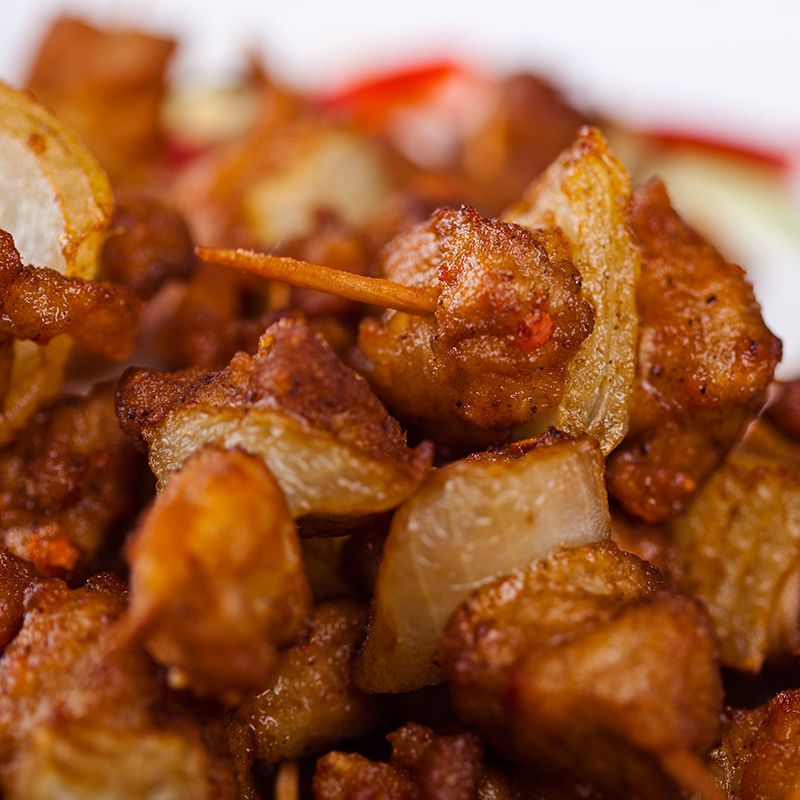 №213 Жареные шашлычки из свинины со специями