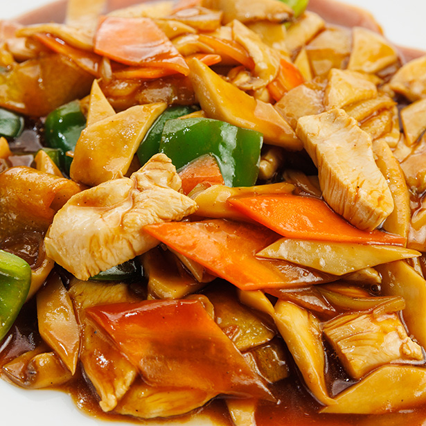 №205 Курица с картошкой и грибами