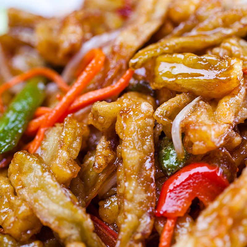 №311 Баклажаны в кисло-сладком соусе